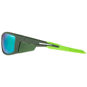 O'Neill Green 9018 2.0 High Wrap Performance Sports Sunglasses