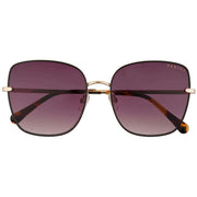Radley London Black 70s Inspired Oversized Square Rim Sunglasses