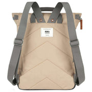 Roka Beige Canfield B Medium Recycled Nylon Backpack