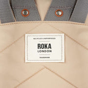 Roka Beige Canfield B Small Recycled Nylon Backpack
