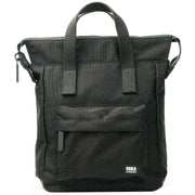 Roka Black Bantry B Small All Black Recycled Canvas Backpack