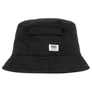 Roka Black Bedford Recycled Nylon Bucket Hat