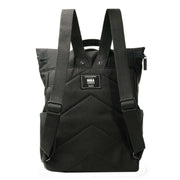 Roka Black Canfield B Medium All Black Recycled Canvas Backpack