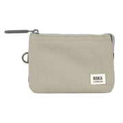 Roka Black Carnaby Small Creative Waste Two Tone Recycled Canvas Wallet