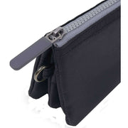Roka Black Carnaby Small Recycled Nylon Ripstop Wallet