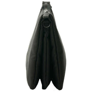 Roka Black Carnaby XL All Black Recycled Canvas Crossbody Bag