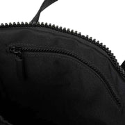Roka Black Finchley A All Black Medium Recycled Canvas Backpack