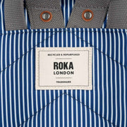 Roka Blue Bantry B Small Hickory with Red Recycled Canvas Backpack