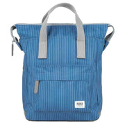 Roka Blue Bantry B Small Recycled Canvas Backpack