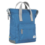 Roka Blue Bantry B Small Recycled Canvas Backpack