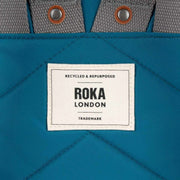 Roka Blue Bantry B Small Recycled Nylon Backpack