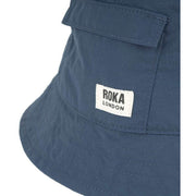 Roka Blue Bedford Recycled Nylon Bucket Hat