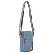 Roka Blue Bond Hickory with Red Recycled Canvas Crossbody Bag