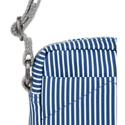 Roka Blue Bond Hickory with Red Recycled Canvas Crossbody Bag