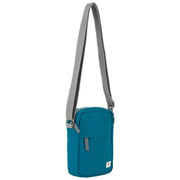 Roka Blue Bond Recycled Canvas Crossbody Bag