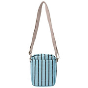 Roka Blue Bond Recycled Canvas Crossbody Bag