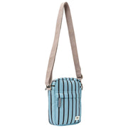 Roka Blue Bond Recycled Canvas Crossbody Bag