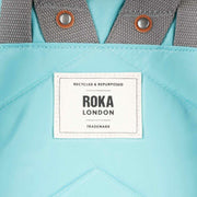 Roka Blue Camden P Medium Recycled Nylon Backpack