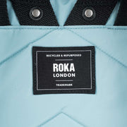 Roka Blue Canfield B Medium Black Label Recycled Nylon Backpack