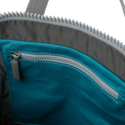 Roka Blue Canfield B Medium Creative Waste Colour Block Recycled Nylon Backpack