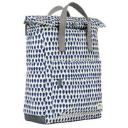 Roka Blue Canfield B Medium Denim Rain Recycled Canvas Backpack