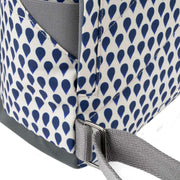 Roka Blue Canfield B Medium Denim Rain Recycled Canvas Backpack
