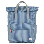Roka Blue Canfield B Medium Hickory with Red Recycled Canvas Backpack