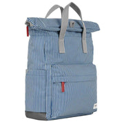 Roka Blue Canfield B Medium Hickory with Red Recycled Canvas Backpack