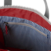 Roka Blue Canfield B Medium Hickory with Red Recycled Canvas Backpack