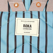 Roka Blue Canfield B Medium Recycled Canvas Backpack
