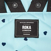 Roka Blue Canfield B Medium Recycled Canvas Backpack