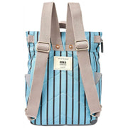 Roka Blue Canfield B Small Recycled Canvas Backpack