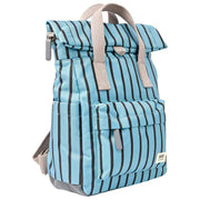 Roka Blue Canfield B Small Recycled Canvas Backpack