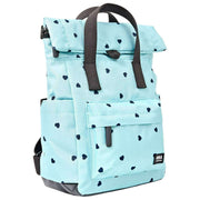 Roka Blue Canfield B Small Recycled Canvas Backpack