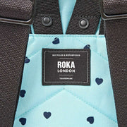 Roka Blue Canfield B Small Recycled Canvas Backpack