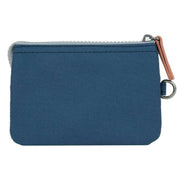 Roka Blue Carnaby Small Recycled Canvas Wallet