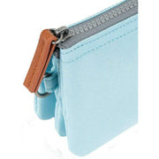 Roka Blue Carnaby Small Recycled Canvas Wallet