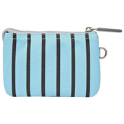 Roka Blue Carnaby Small Recycled Canvas Wallet