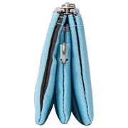 Roka Blue Carnaby Small Recycled Canvas Wallet