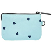 Roka Blue Carnaby Small Recycled Canvas Wallet