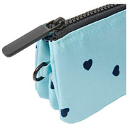 Roka Blue Carnaby Small Recycled Canvas Wallet