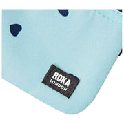 Roka Blue Carnaby Small Recycled Canvas Wallet