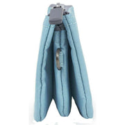 Roka Blue Carnaby Small Recycled Nylon Ripstop Wallet
