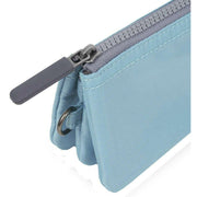 Roka Blue Carnaby Small Recycled Nylon Ripstop Wallet