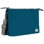 Roka Blue Carnaby XL Recycled Canvas Crossbody Bag