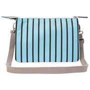 Roka Blue Carnaby XL Recycled Canvas Crossbody Bag