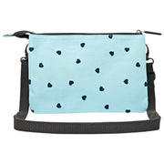 Roka Blue Carnaby XL Recycled Canvas Crossbody Bag