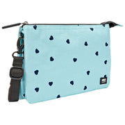 Roka Blue Carnaby XL Recycled Canvas Crossbody Bag