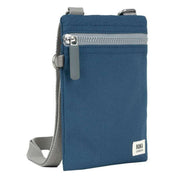 Roka Blue Chelsea Sustainable Canvas Pocket Sling Bag