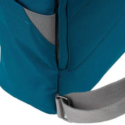 Roka Blue Finchley A Large Recycled Canvas Backpack